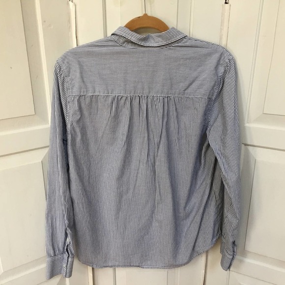 GAP Striped Long Sleeve 100% CottonTunic - Picture 9 of 12